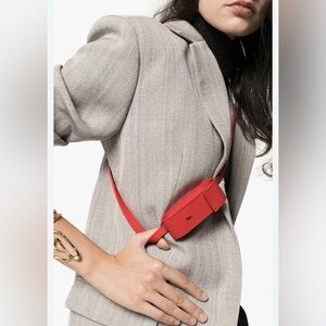 New Without Tag Jacquemus Le Porte Mini Crossbody Bag/  Lipstick Holder Bag